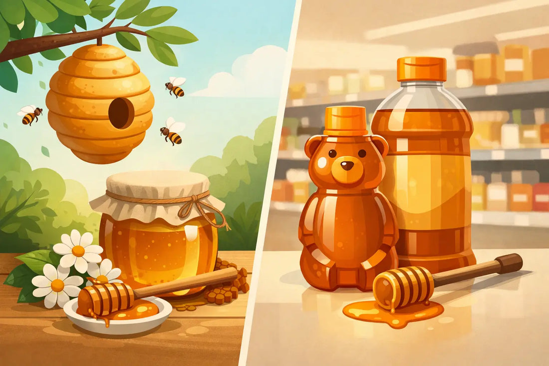 Natural Honey vs Store Bought Honey